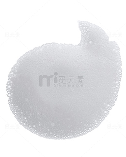 洗面奶泡沫水滴形状