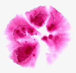 墨迹水墨图片素材  水彩花