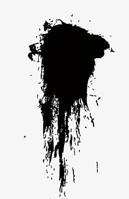 墨迹效果元素免抠素材