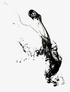 水墨png水墨荷花背景banner装饰jpg水墨渲染背景banner装饰psdjpg泼墨