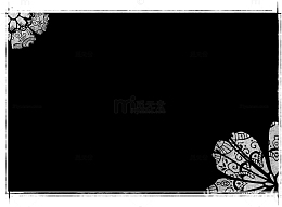 中国风笔刷边框