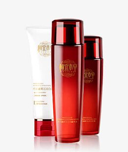 相宜本草红石榴套装洗面奶水乳