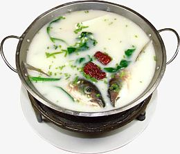奶汤锅仔鱼