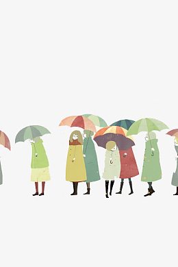 雨具行人