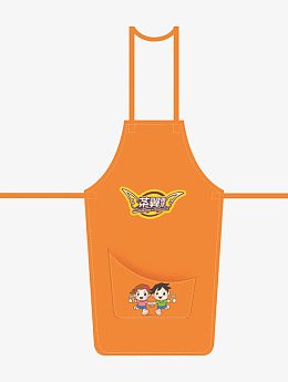 奶茶店茶翼香浓工作服模板