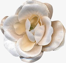 白色布花