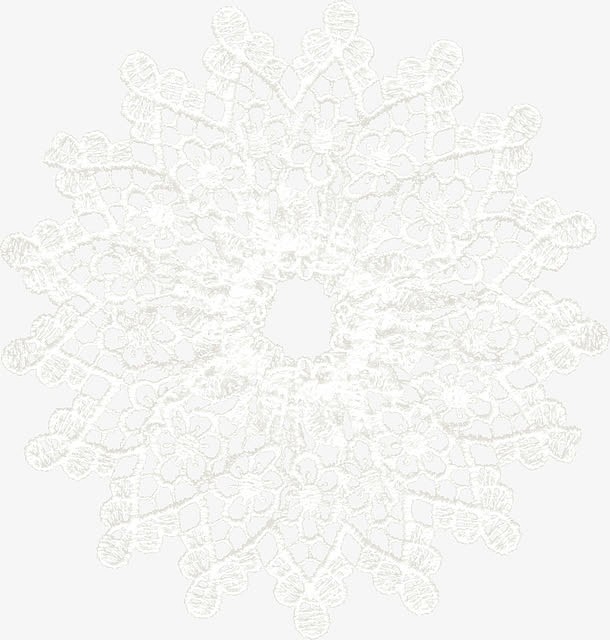 漂浮白色花纹雪花