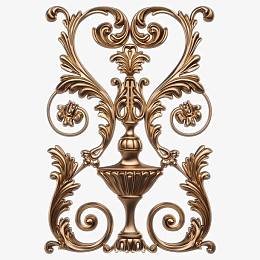 精美欧式金属边框花纹