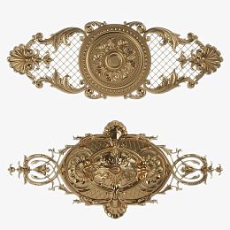 精美欧式金属边框花纹