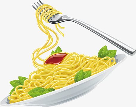 意大利面矢量图