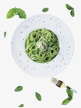 绿色蔬菜面