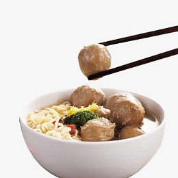 牛肉丸和面条