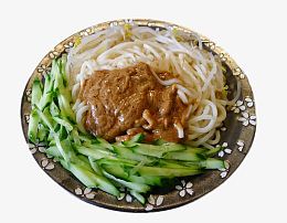 麻汁凉面素材图片