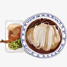 奥灶面手绘画素材图片