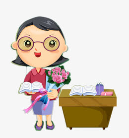 卡通人物女教师
