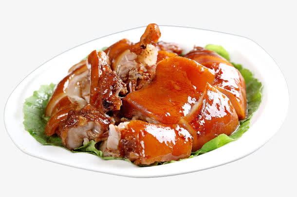 卤肉猪蹄素材免费下载_觅元素