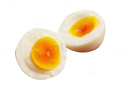 煮熟的土鸡蛋素材