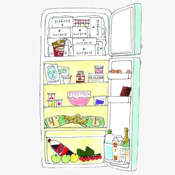 关键词 : 家电,美食,插画,卡通,手绘,冰箱[声明] 觅元素所有素材为