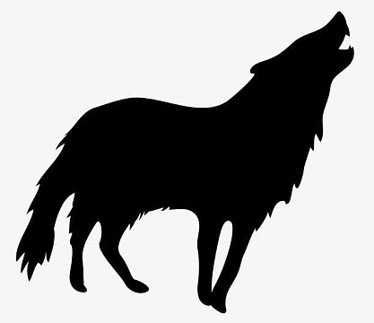 狼黑色素材-狼黑色图片元素-觅元素