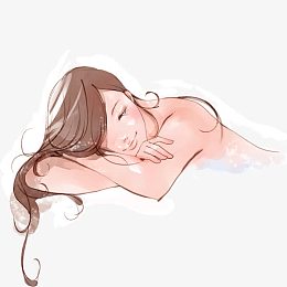 手绘美女
