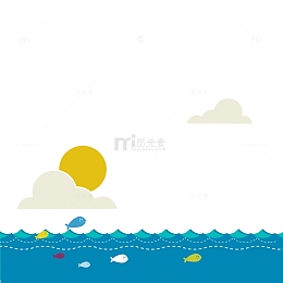 夏季卡通元素