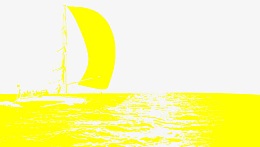 黄色海面