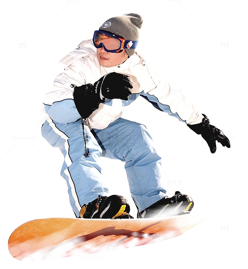 人物滑雪图