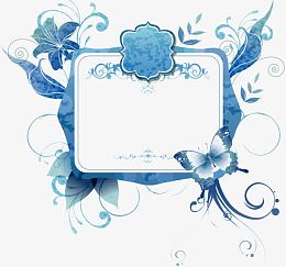 花纹边框设计素材