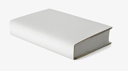 3d超高清白色书籍可做书籍封面