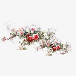 花卉手绘图案