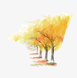 一排树