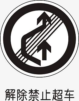 解除禁止超车