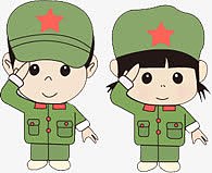 可爱红军小人设计