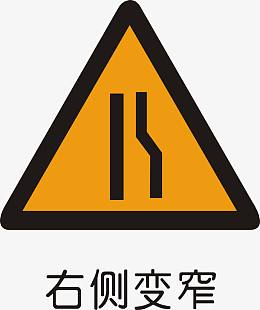 右侧变窄