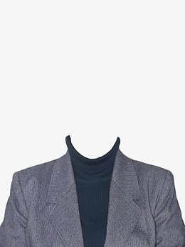 黑高领女西装
