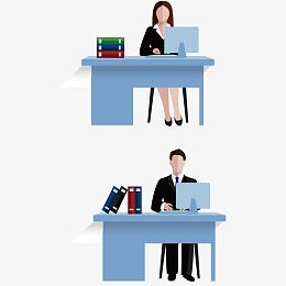 商务人士办公