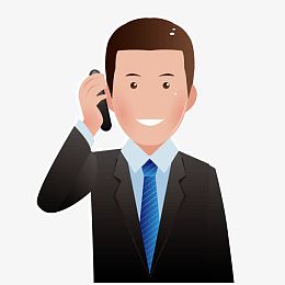 矢量商人卡通高清素材