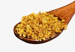 木勺里的桂花花瓣