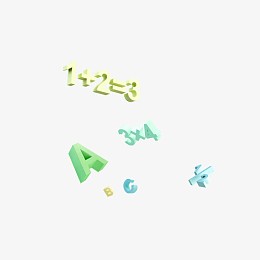 立体数字字母