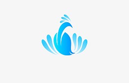 扭头的孔雀矢量图