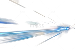 蓝色光速直线