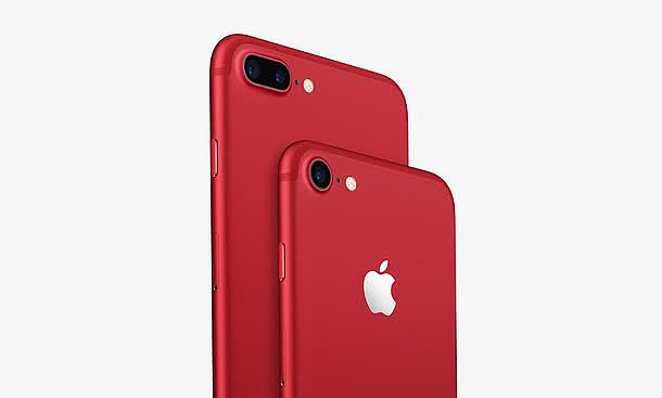 红色苹果手机7