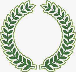 绿色橄榄枝边框