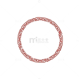 圆形边框