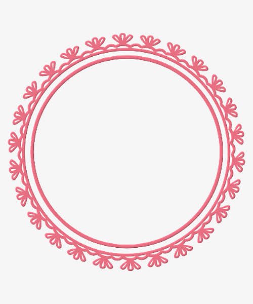 粉红色圆圈