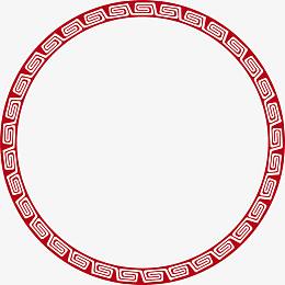 回形纹边框