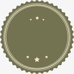 圆形边框牌子