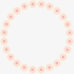 边框纹理花朵装饰