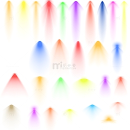 psd各种舞台灯光