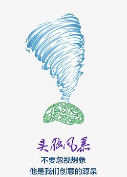企业文化展板头脑风暴创新思维